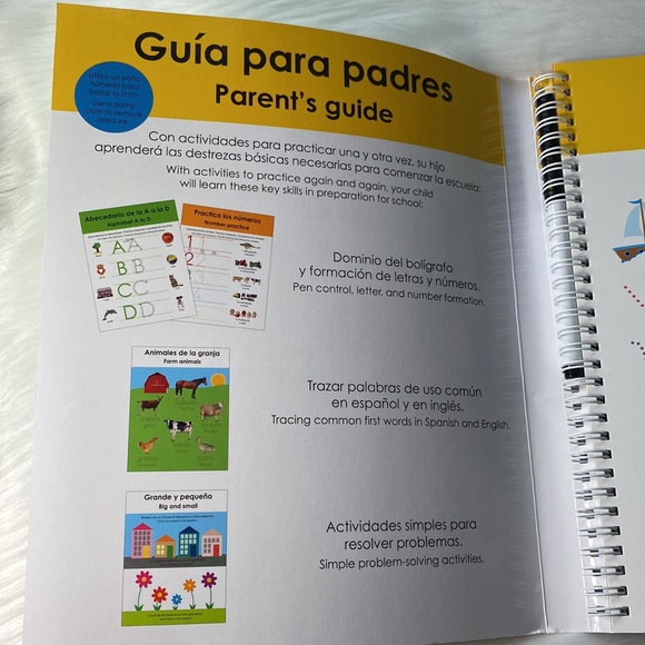 Listos para la escuela/Ready for School Workbook Bilingual English/Spanish - Picture 4 of 16